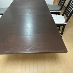 ダイニングテーブルセット（IKEA）差し上げます。の画像
