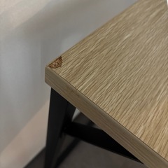 ダイニングテーブル、椅子2脚の画像