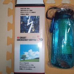 スマートエマージェンシーボトル　４つの防災グッツをボトルにまとめましたの画像
