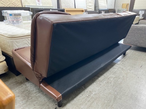 【愛品館 江戸川店 】3人掛け ソファベッド