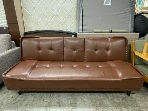 【愛品館 江戸川店 】3人掛け ソファベッド