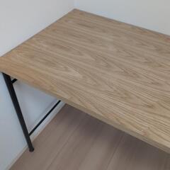 LOWYA パソコンデスク 幅100cm 奥行60cm ヴィンテージ調の画像