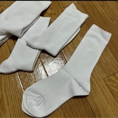 未使用品　レディース　靴下　白の画像