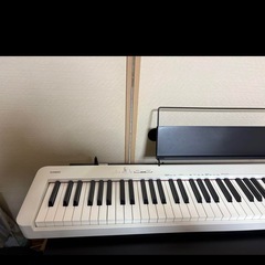 カシオ電子ピアノ CDP-S110WE (ホワイト) 88鍵盤 スリムデザインの画像