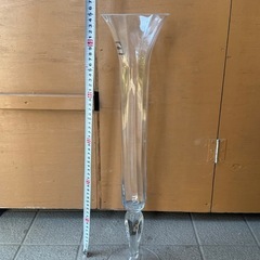 ガラス製 花瓶 約55cmの画像