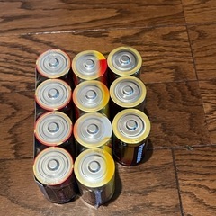 単一アルカリ乾電池の画像