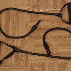 ステッパー 足踏健康器具 ミニステッパー ステップ運動 パワーバンド付 トレーニング器具の画像