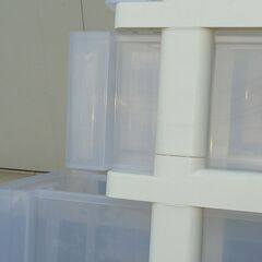 キッチン チェスト 4段 コマ付きの画像