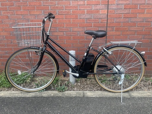 電動アシスト自転車 シティタイプ 黒 クロスバイク　26インチ　訳あり 美品