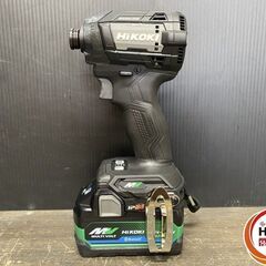 【引き取り限定】【未使用品】HiKOKI ハイコーキ WH36DD(2XHBSZ) インパクトドライバ ブラック バッテリ(36V-2.5Ah/18V-5.0Ah)×2・充電器・ケース付の画像