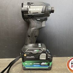 【引き取り限定】【未使用品】HiKOKI ハイコーキ WH36DD(2XHBSZ) インパクトドライバ ブラック バッテリ(36V-2.5Ah/18V-5.0Ah)×2・充電器・ケース付の画像