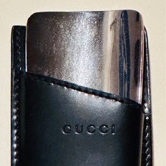 【GUCCI】携帯用 靴べら レザーケース付　シューホーン　限定　レアの画像