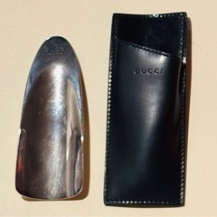 【GUCCI】携帯用 靴べら レザーケース付　シューホーン　限定　レアの画像