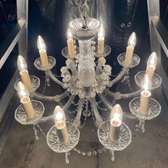 シャンデリア10灯　大塚家具製の画像