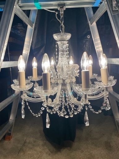 定価40万 大塚家具 シャンデリア ARL-2930N/8CR 照明 8灯 ☆ 定価40万