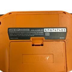 186000 現状品 Nintendo 任天堂 ゲームボーイアドバンス AGB-001  オレンジ [1000027757252]の画像