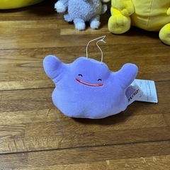 ポケモン　ぬいぐるみ　（ピカチュウ、イーブイ、メタモン、ニャスパー）の画像