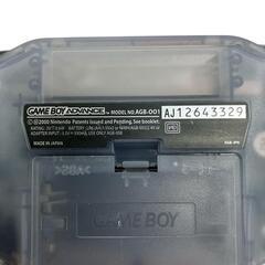 186000 ジャンク品 Nintendo 任天堂 ゲームボーイアドバンス AGB-001  クリア [1000027757276]の画像