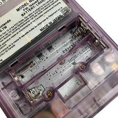 186000 ジャンク品 Nintendo 任天堂 ゲームボーイ MGB-001  クリアパープル [1000023929783]の画像