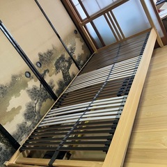IKEA シングルベッド フレーム すのこの画像
