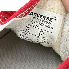 CONVERSE コンバース CONVERSE SKATEBOARDING SLIP-ON 1CL542  27 レッド/キャンバス メンズ [1000027782216]の画像