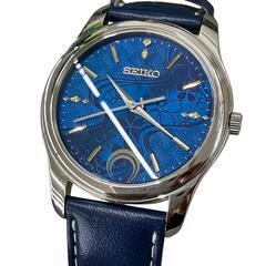 186005 現状品 SEIKO セイコー SEIKO 刀剣乱舞 三日月宗近　腕時計　時の運河 7N01-0DE0  ネイビー ユニセックス [250603HM220021]の画像