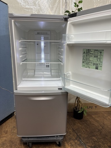I340 ? Panasonic 冷蔵庫 (138L) 2ドア ⭐ 動作確認済 ⭐ クリーニング済