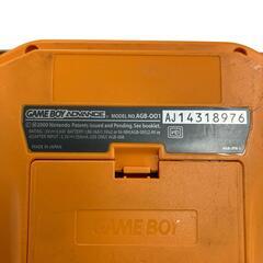 186000 現状品 Nintendo 任天堂 ゲームボーイアドバンス AGB-001  オレンジ [250117HM090021]の画像