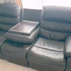 電動リクライニングソファ　3人掛けの画像