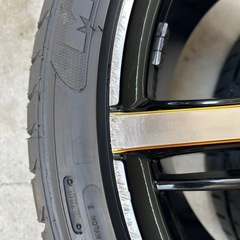 19inchアルミホイール＆タイヤ　4本セットの画像