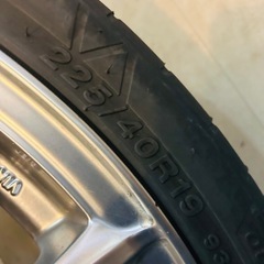 19インチタイヤホイール4本セットの画像