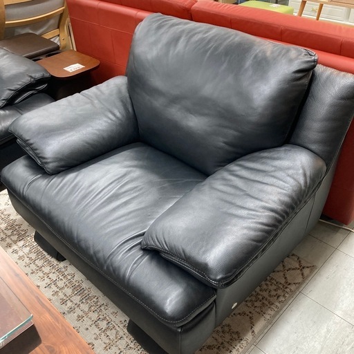 Italsofa イタルソファ　本革製3pソファー&1pソファー2点セット