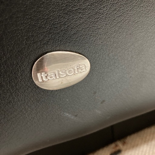 Italsofa イタルソファ　本革製3pソファー&1pソファー2点セット