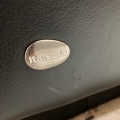 Italsofa イタルソファ　本革製3pソファー&1pソファー2点セットの画像