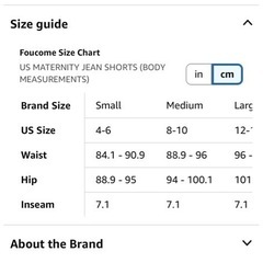 マタニティパンツ ショート Sサイズ 妊婦服 海外購入の画像