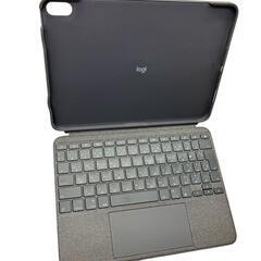 186000 現状品 Logicool ロジクール LOGICOOL Combo Touch iPadケース ik1095  グレー iPad Air 第4世代 対応 [250516HM120140]の画像