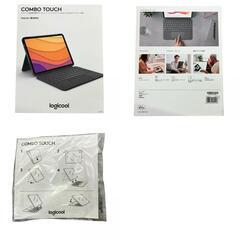 186000 現状品 Logicool ロジクール LOGICOOL Combo Touch iPadケース ik1095  グレー iPad Air 第4世代 対応 [250516HM120140]の画像