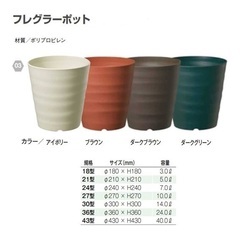 植木鉢/直接取引/さいたま市/宮原駅徒歩5分の画像