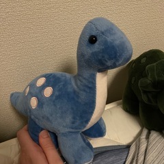 かわいい恐竜のぬいぐるみの画像
