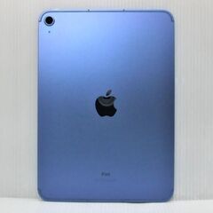 iPad第10世代 ブルー SIMフリー 未使用ケース付きの画像