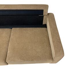 ★未使用★ 2人掛けソファ Moss ベージュ 135cm×76cm×76cm en-123 118013の画像