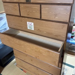 木製チェストの画像