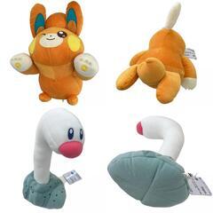 BANDAI NAMCO バンダイナムコ ぬいぐるみまとめ売り ポケットモンスター もぐっとぬいぐるみ 5点 まとめ売り 美品 パモット ソーナノ ミュウ ウミディグダ タグ付き [1000027792345]の画像