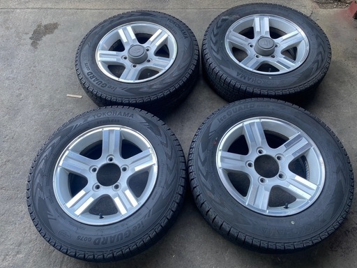 175/80R16 ジムニー 純正アルミホイール  4本　バリ山