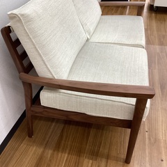 【トレファクマーケット久喜店】IDC大塚家具　2人掛けソファーの画像