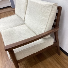 【トレファクマーケット久喜店】IDC大塚家具　2人掛けソファーの画像