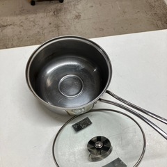 I2508-682 Afternoon Tea 片手鍋 ステンレス フタ付き IH対応 中古の画像