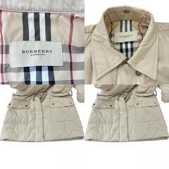 BURBERRY バーバリー ミリタリージャケット ベージュ  裏地チェック ポリエステル [1000025357096]の画像