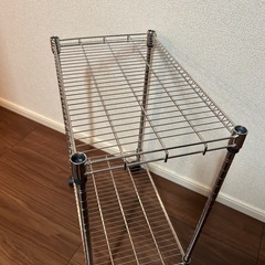 【美品】スチールラック　キャスター付き　　の画像