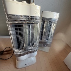 電気ヒーター　2つの画像